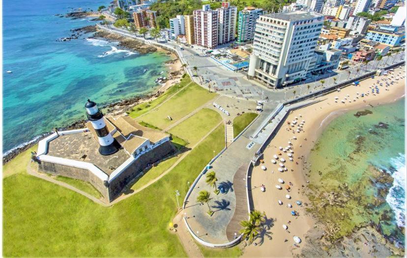 Ferienwohnung Flat A Beira Mar Na Barra Salvador da Bahia Exterior foto