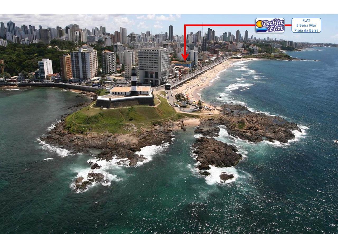 Ferienwohnung Flat A Beira Mar Na Barra Salvador da Bahia Exterior foto